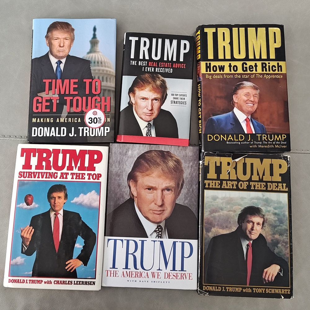 Lot Of 6 Books Donald J. Trump